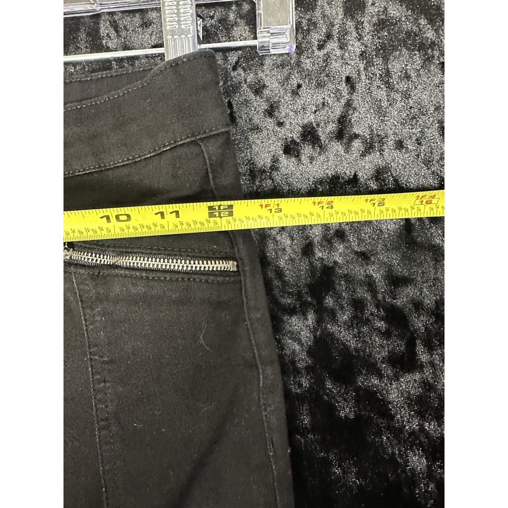 Zara Pants Womens 2 Black Pockets Stretch Skinny Fit Zippers Casual - Picture 8 of 8